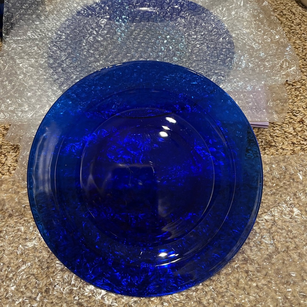 15-Piece Charcuterie or Lunch Set, Cobalt Blue Glass - Picture 11 of 15